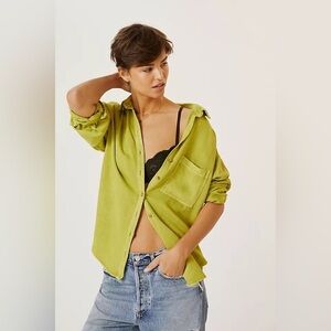 Pilcro The Bo Boyfriend Buttondown